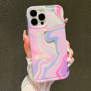 Oil Painting Clear Soft Case for iPhone 16 14 13 12 11 Pro 7 8 Plus SE2 X XR XS Max Cover for iPhone 15 Pro Max Shockproof Cases